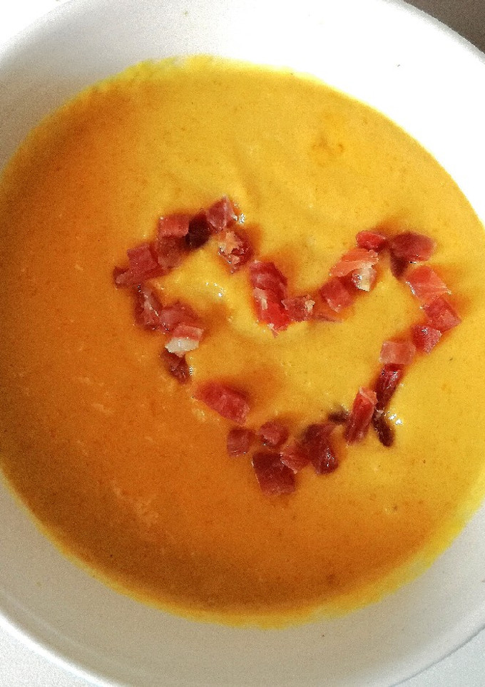 Una foto de Crema de calabaza