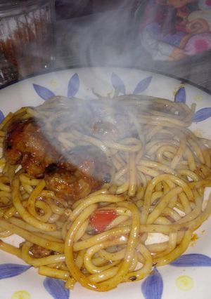 Una foto de Spaghetti con salsa napolitana