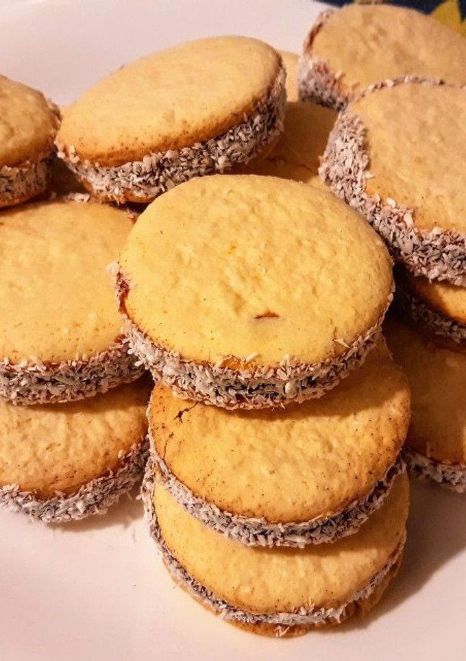 Una foto de Alfajores de maicena exprés 👩‍🍳