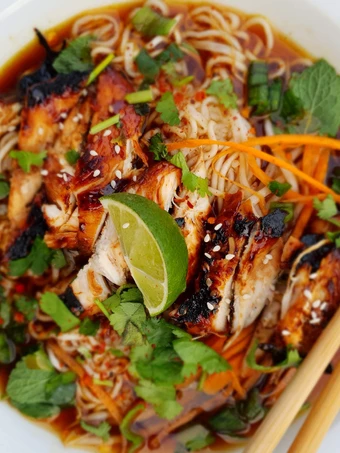 Easy Steps to Prepare Teriyaki Chicken Noodle Soup the  Makes Drooling You can take Joss in your mouth