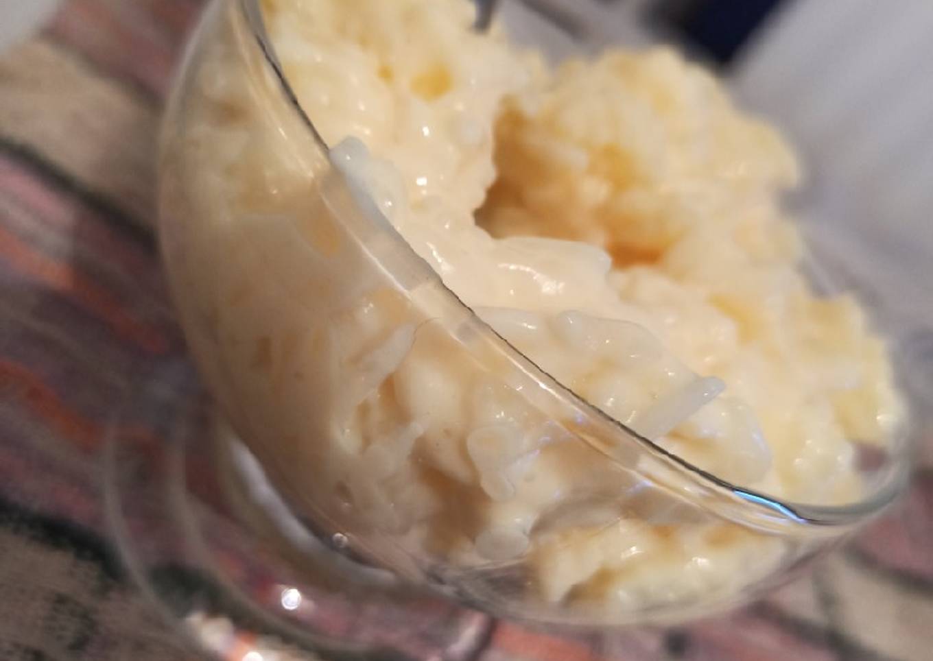 Arroz con leche cremoso
