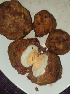 Scotch eggs ainihin hoton girkin
