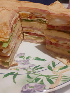 Una foto de Lasagna fría
