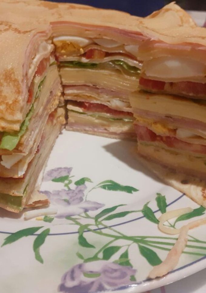 Una foto de Lasagna fría