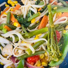 A picture of Chicken stir fry.
