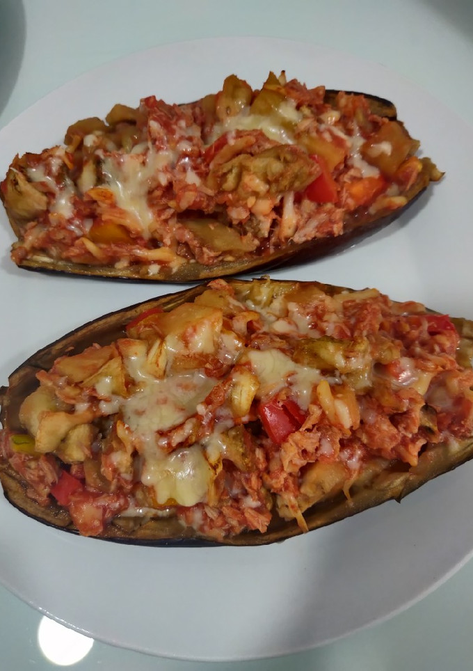 Una foto de Berenjenas rellenas