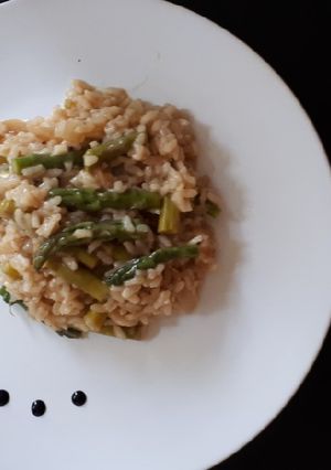 Une photo de Risotto aux asperges