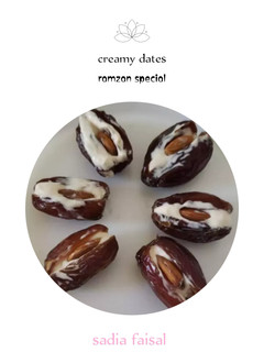 A picture of Creamy dates (ramzan special).