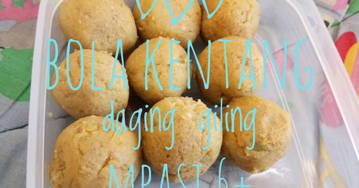 Resep Finger food 6+ bola kentang daging giling oleh Deasy Putri Aryani