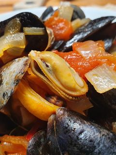 Miesmuscheln italienische Art Rezepthauptbild