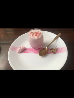 A picture of Rose Milkshake With Nuts.