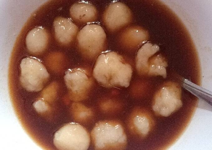 Cara Gampang Membuat Cilok kuah rasa bakso Anti Gagal