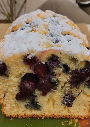 Una foto de BUDÍN DE ARÁNDANOS 🫐🍰