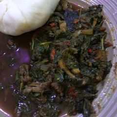 A picture of Vegetable soup.