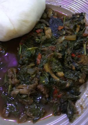 A picture of Vegetable soup.