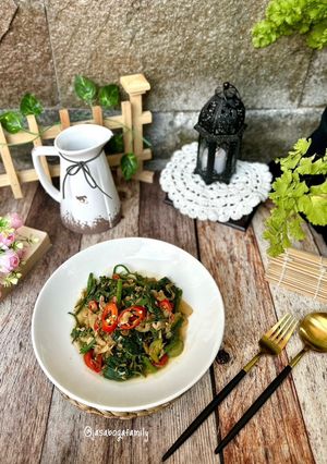 Foto resep Tumis Daun Pucuk Labu