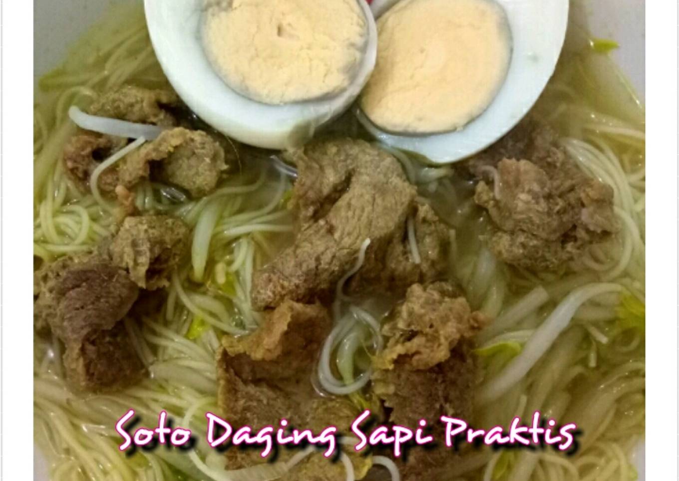 Soto Daging Praktis