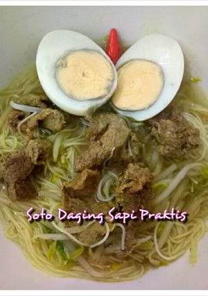 Foto resep Soto Daging Praktis