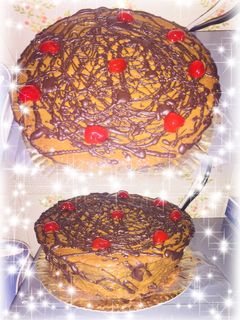 Una foto de Torta de dulce de leche¡¡Para mi bebé que cumplió 5 meses de vida!!!!
