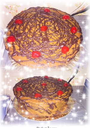 Una foto de Torta de dulce de leche¡¡Para mi bebé que cumplió 5 meses de vida!!!!