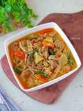 Sayur Jantung Pisang Tetelan Sapi