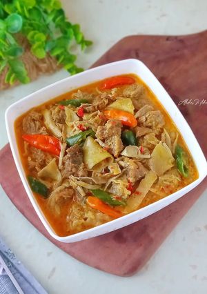 Foto resep Sayur Jantung Pisang Tetelan Sapi