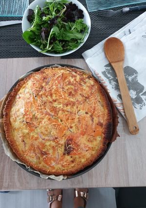 Une photo de Quiche saumon poireaux