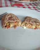 Wraps de verduras salteadas