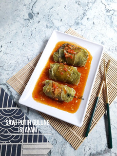 Foto resep Sawi putih gulung isi ayam