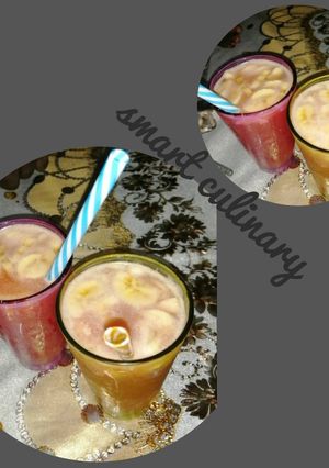 A picture of Watermelon,cucumber and pineapple juice.
