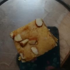 A picture of Besan ki burfi.