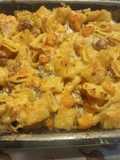 Mezze maniche al forno con zucca, salsiccia & roquefort