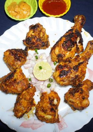 পেরি‌ পেরি চিকেন (Peri peri chicken recipe in Bengali) রেসিপির প্রধান ছবি