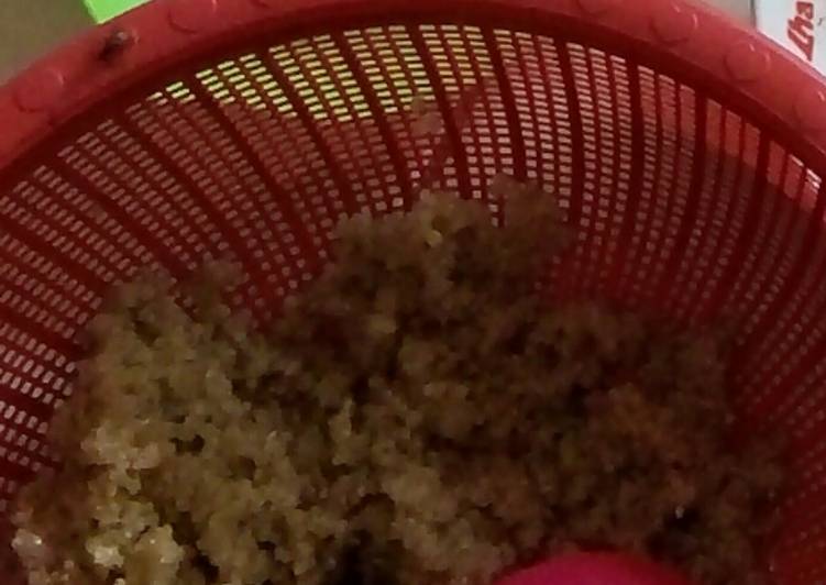 Steps to Prepare Ultimate Nasi/oyek singkong orang sunda 😁 org jawa bilang nasi tiwul