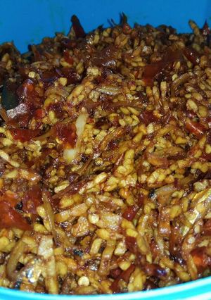 Foto resep Sambal teri tempe