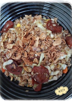 Foto resep 84. Nasi Goreng Peperoni