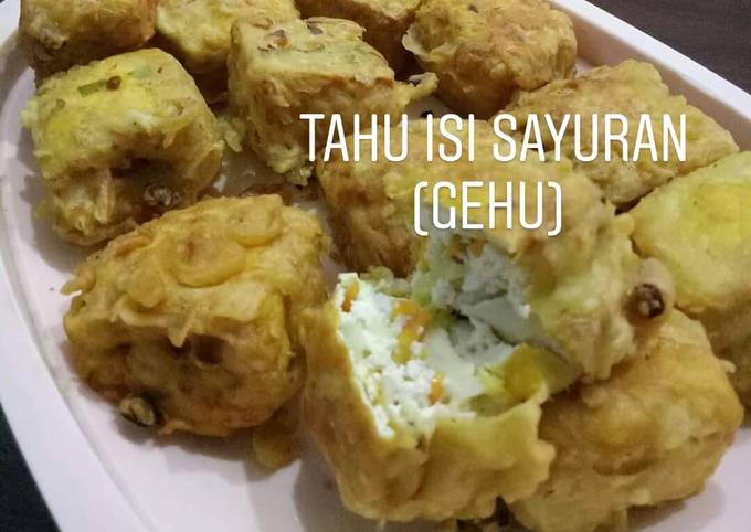 Tahu isi sayuran (gehu)