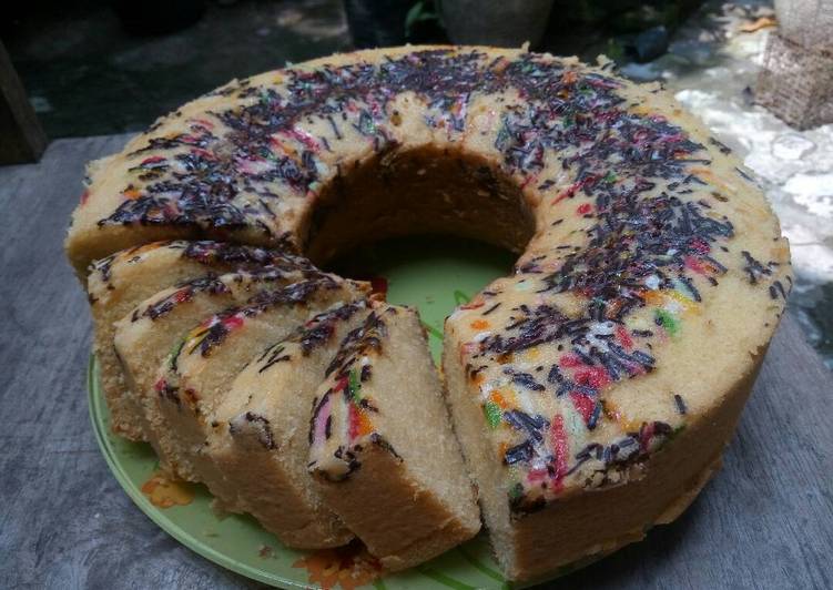 Resep Marbut cake (margarin &amp; butter cake) Anti Gagal