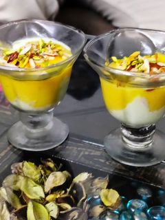 केसरिया आमरस (kesariya aamras recipe in Hindi) रेसिपी मुख्य फोटो