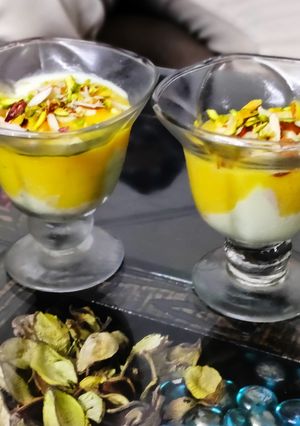 केसरिया आमरस (kesariya aamras recipe in Hindi) रेसिपी मुख्य फोटो