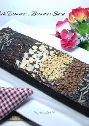 Foto resep Milk Brownies | Brownies Susu