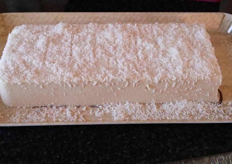 Comment Préparer Des Bûche tofu, coco, vanille (vegan)