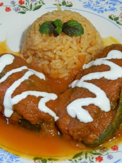 Una foto de Chiles Rellenos