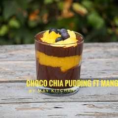 A picture of Choco Chia Pudding ft Mango.