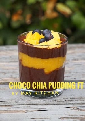 Foto resep Choco Chia Pudding ft Mango