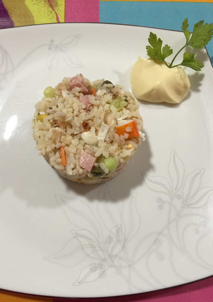 Una foto de Ensalada de arroz