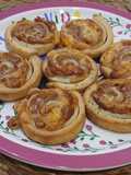Espirales Crujientes de masa de Pizza con Embutidos y Queso Fundente al horno