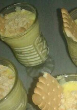 صورة لوصفة كاسات الكستر والبسكوت