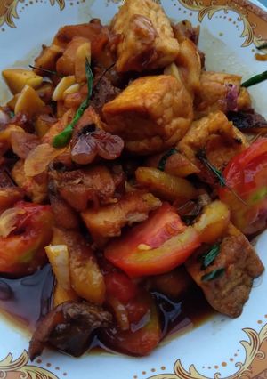 Foto resep 🥳Kulit kerbau bumbu🤓 sate