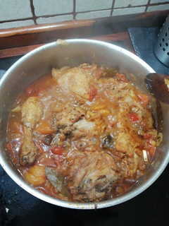 Una foto de Pollo a la catalana